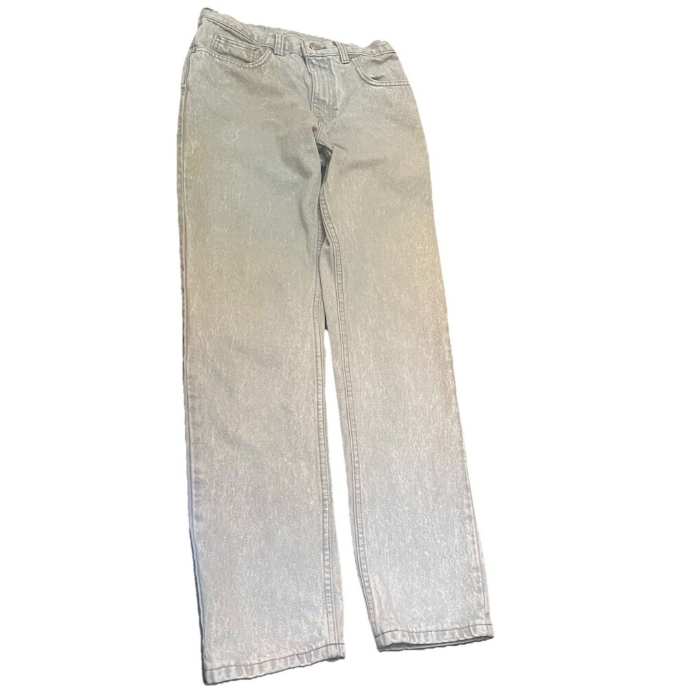 Gap Workforce Mens Jeans 28x32 Gray Straight Leg Y2K Skater Grunge Workwear 80s